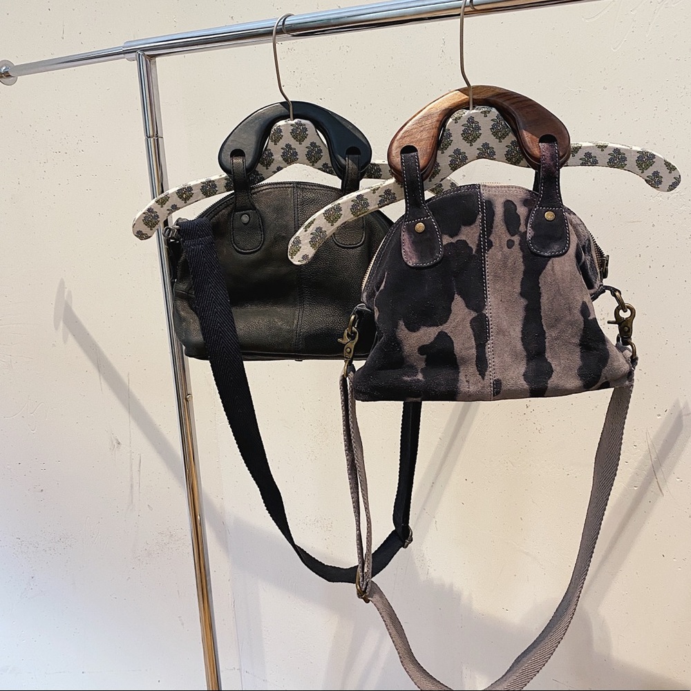 NWT Free People Tie Dye Mini Willow Bag / Blue - Picture 8 of 8